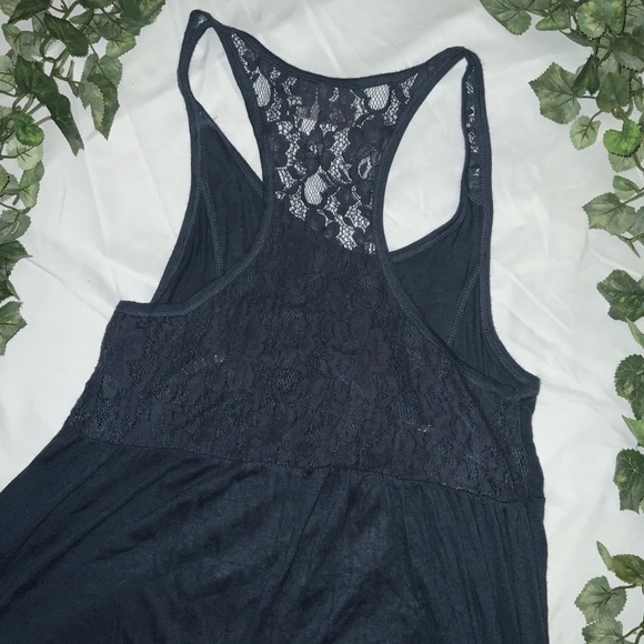 Hollister Dark Blue Laced Tank Top - Picture 5 of 5